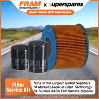 Fram Filter Service Kit Oil Air Fuel for Daihatsu Delta V116 V119 V76 V78 79 118