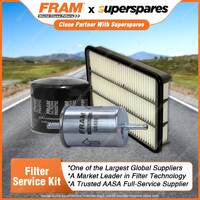 Fram Filter Service Kit Oil Air Fuel for Holden Frontera Jackaroo UBS25 Rodeo TF