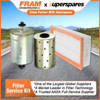 Fram Filter Service Kit Oil Air Fuel for BMW 320I E30 02/1988-03/1990