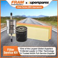 Fram Filter Service Kit Oil Air Fuel for Citroen Berlingo Van M49 08/1999-2003