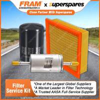 Fram Filter Service Kit Oil Air Fuel for Ford Explorer US 01/2000-10/2001