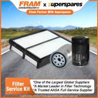 Fram Filter Service Kit Oil Air Fuel for Kia Sportage KM 08/2007-06/2010