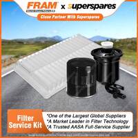 Fram Filter Service Kit Oil Air Fuel for Lexus Es300 MCV30R 10/2001-2005