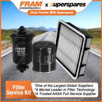 Fram Filter Service Kit Oil Air Fuel for Lexus Gs300 JZS160R 10/1997-2005