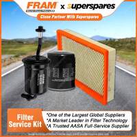 Fram Filter Service Kit Oil Air Fuel for Mazda 626 GE 01/1992-12/1997