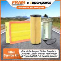 Fram Filter Service Kit Oil Air Fuel for Mercedes Benz E220 W124 09/1993-07/1997