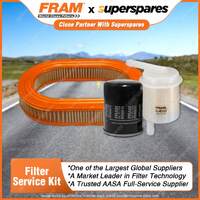 Fram Filter Service Kit Oil Air Fuel for Mitsubishi Nimbus UA 05/1984-11/1985