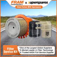Fram Filter Service Kit Oil Air Fuel for Mitsubishi Starwagon SJ Satelli 97-2001