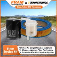 Fram Filter Service Kit Oil Air Fuel for Nissan 280C P330 03/1978-1979