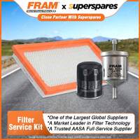 Fram Filter Service Kit Oil Air Fuel for Nissan Maxima J30 12/1995-12/2003