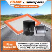 Fram Filter Service Kit Oil Air Fuel for Nissan Skyline R31 06/1986-12/1990
