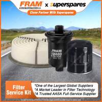 Fram Filter Service Kit Oil Air Fuel for Toyota 4 Runner VZN130 10/1990-1996