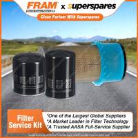 Fram Filter Service Kit Oil Air Fuel for Toyota Blizzard LD10 03/1982-1983
