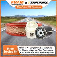 Fram Filter Service Kit Oil Air Fuel for Toyota Celica SA63 10/1983-1984