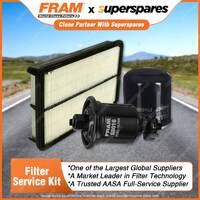 Fram Filter Service Kit Oil Air Fuel for Toyota Celica ST204 03/1994-11/1999