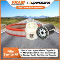 Fram Filter Service Kit Oil Air Fuel for Toyota Corolla AE71 10/1983-1985