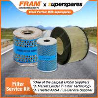 Fram Filter Service Kit Oil Air Fuel for Toyota Landcruiser HJ45 09/1977-07/1980