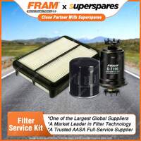Fram Filter Service Kit Oil Air Fuel for Toyota Previa Tarago TCR10 11 20 21