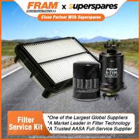 Fram Filter Service Kit Oil Air Fuel for Toyota Spacia YR22 10/1993-01/1998