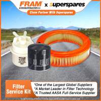 Fram Filter Service Kit Oil Air Fuel for Toyota T18 TE72 11/1979-1985