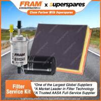 Fram Filter Service Kit Oil Air Fuel for Volkswagen Amarok 2H 300 TSI 2012-2015