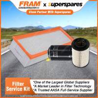 Fram Filter Service Kit Oil Air Fuel for Volkswagen Jetta 1K 01/2011-On