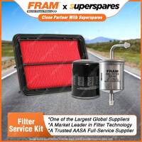 Fram Filter Service Kit Oil Air Fuel for Mazda 626 GE 4cyl 2.0L 01/1992-1997