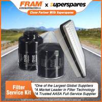 Fram Filter Service Kit Oil Air Fuel For Toyota Prado KDJ120R 3.0 V4 06-09