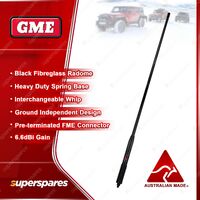 GME 1100mm Radome Antenna 6.6dBi Gain - Black Suit 4WD & Touring Vehicles