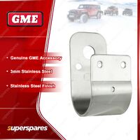 GME 50mm Wrap-Around Bullbar Bracket - 3mm Stainless Steel Finish