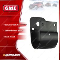 GME 63mm Wrap-Around Bullbar Bracket - Black Finish 3mm Stainless Steel
