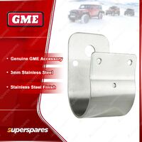 GME 63mm Wrap-Around Bullbar Bracket - 3mm Stainless Steel Finish MB104SS