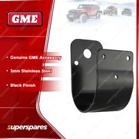 GME 76mm Wrap-Around Bullbar Bracket - Black Finish 3mm Stainless Steel