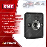 GME Magnetic Microphone Mounting Bracket - Includes 3MAP Adhesive Patch