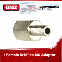 GME Stud Adaptor - Female 5/16" to M6 Replacement Fitment AD-SS006