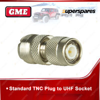 GME Standard TNC Plug To UHF Socket Adaptor Replacement Fitment - AD-SS407