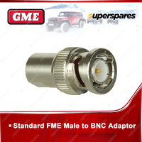 GME Standard FME Male To BNC Adaptor Replacement Fitment AD-SS502