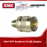 GME Mini UHF To PL259 Adaptor Replacement Fitment AD511 Car Accessory