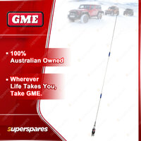 GME 830mm/1230mm Fold Down Stainless Steel Antenna (6 & 9DBI Gain)