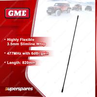 GME 820mm Flexible Slimline 6DBI UHF Whip Assembly - Suit AE-SS4016B