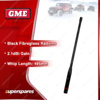 GME 495mm 2.1DBI Gain Black Antenna Whip Suit AS-SS001B 580mm UHF CB Antenna