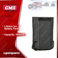 GME 1600mAh Lithium Ion Battery Pack - Suit Radio TX-SS675 / TX-SS677 Variants