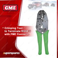GME Crimping Tool to Terminate RG58/U with FME Connector CTA-SS500