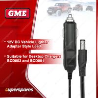 GME 12V Dc Cigarette Lighter Lead - Suit BCD-SS001 / BCD-SS008 / BCD-SS013