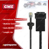 GME 4M Microphone Extension Lead with Modular Connector Suit MC-SS400 Series On
