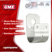 GME Brand 38mm Stainless Steel Wrap-Around Bullbar Bracket - MB101SS
