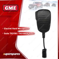 GME Electret Hand Microphone MC-SS301B - Suit Radio TX-SS3100 / TX-SS3100DP