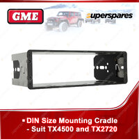 GME Brand Din Size Mounting Cradle - To Suit Radio TX2720 / TX4500S