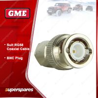 GME BNC Connector Plug PL-SS01 - To Suit GME RG-SS58 Coaxial Cable