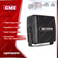 GME 7 Watt 8 Ohms Black Extension Speaker - 192 x 182 x 63mm SPK-SS08